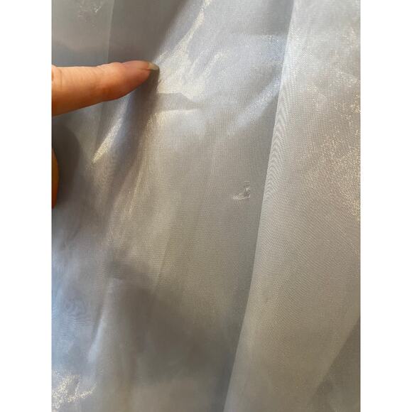 vintage 1990s ice blue prom dress corset top chiffon skirt s/m 90s formal 27 - Picture 11 of 11